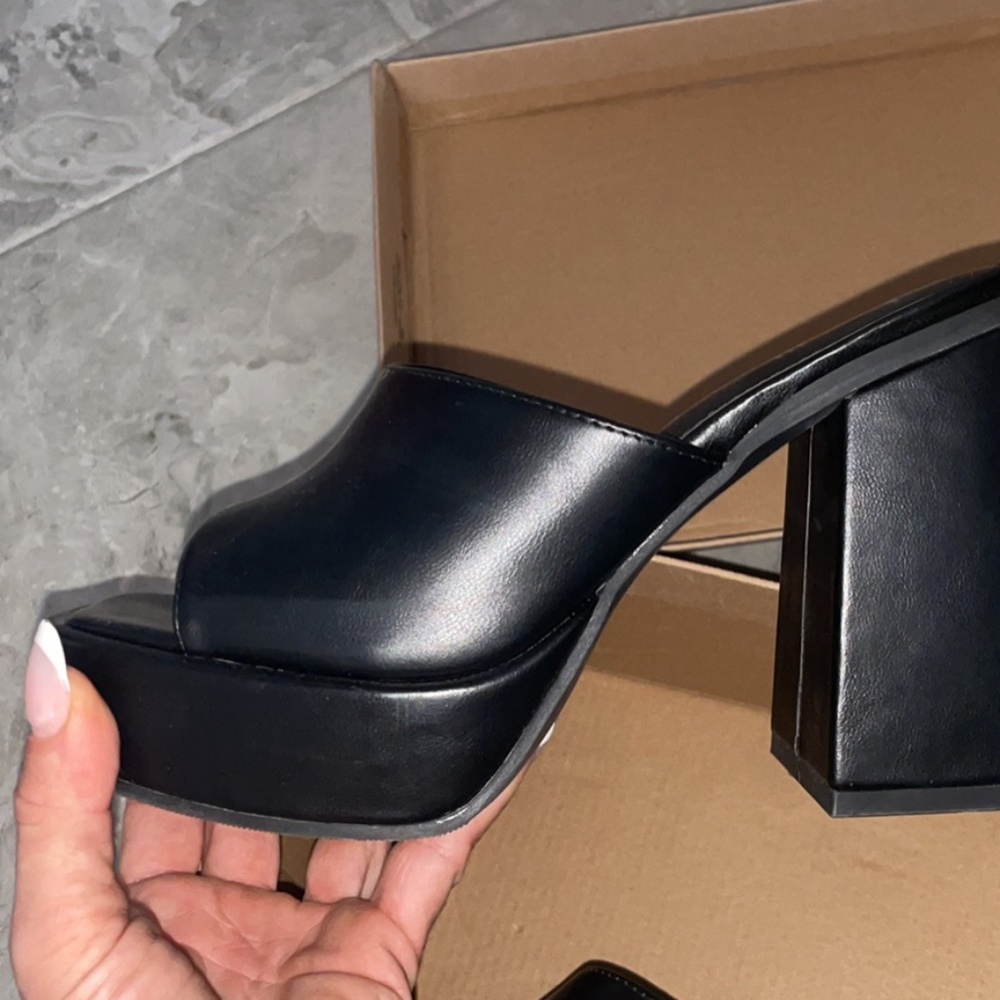 BAR lll European wedge heel, worn 1 / fits more like an 8
